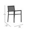 Flash Furniture 5PC Black Table and Chairs with Poly Resin Finish SB-A268C4-T-BK-GG - alternate 10